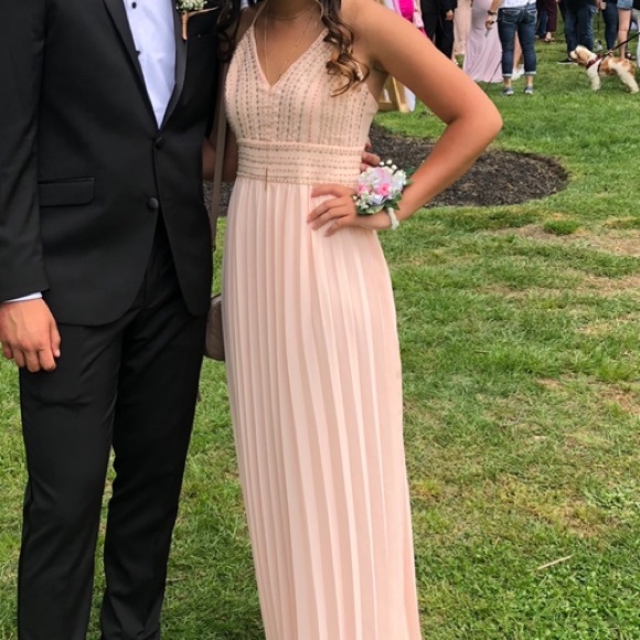 Lulus Pink Pleated Dress - Picture 2 of 5